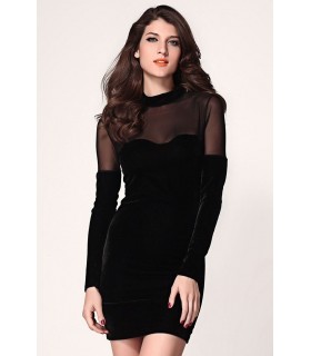 Black Velvet Dress
