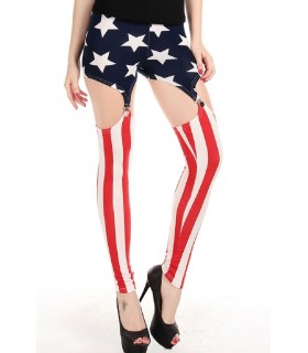 USA garter leggings