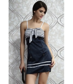 Navy mekko