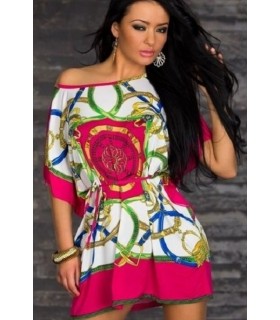 Pink Print Pin (Plus Size)