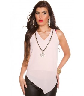 Koucla pink chiffon guitar with jewellery