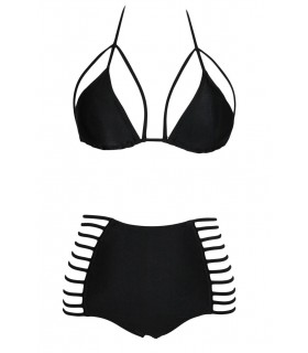 Black high-waisted rhinarubikins