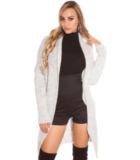 Koucla grey long cardigan