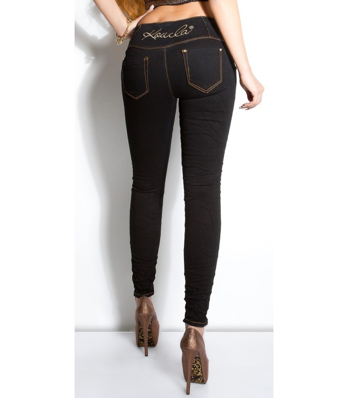 Koucla jeans med knappar – kuva 2