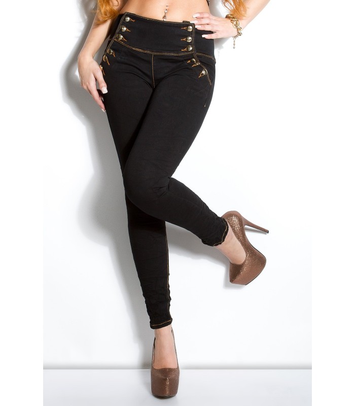 Koucla jeans med knappar – kuva 4