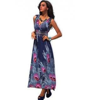 Ashanti dark blue maxikko