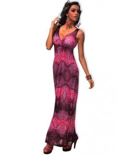 Teya pink maxikko (plus size)