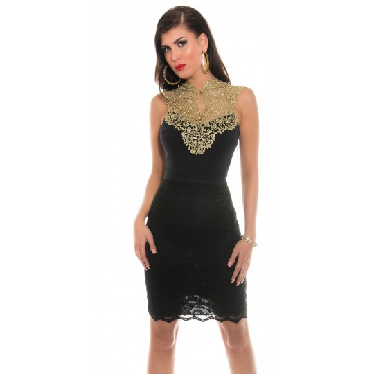 Koucla decorative embroidered lace dress