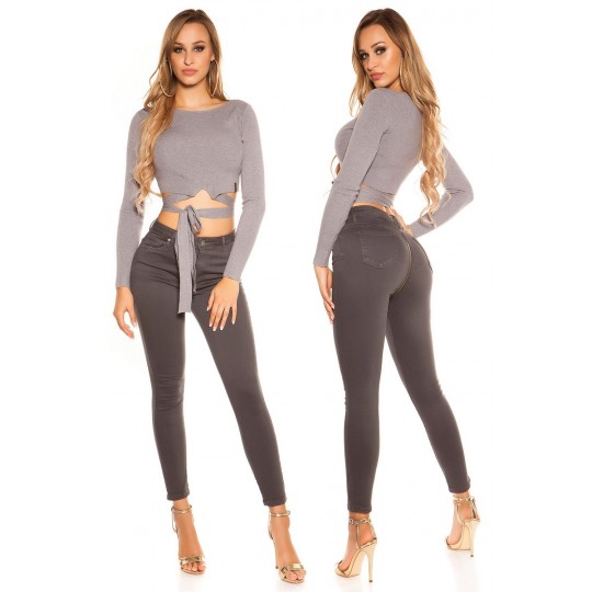 Koucla grey jeans with...