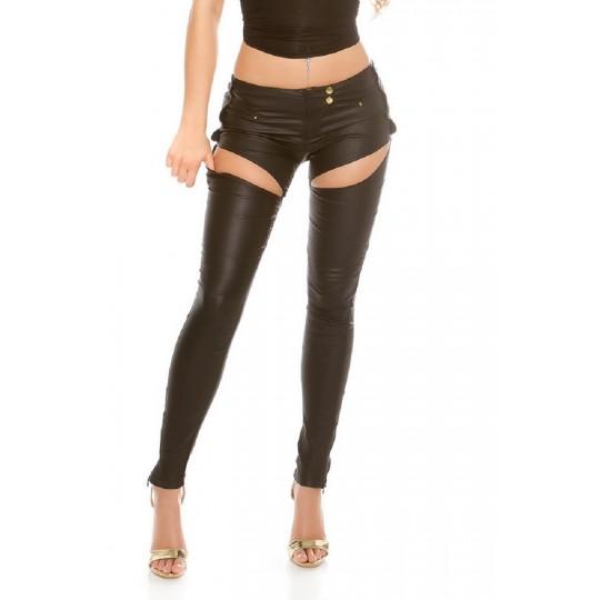 Koucla läderbyxor med...