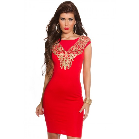 Koucla guldfärgad...