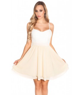 Koucla white tulle party dress with sequins [LAST CHANCE]