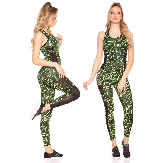 Gula tryckmönster mesh...