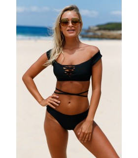 Black lattittittie-tinted bikini with thighs [LAST CHANCE]