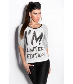 Koucla harmaa I'm Limited Edition paita