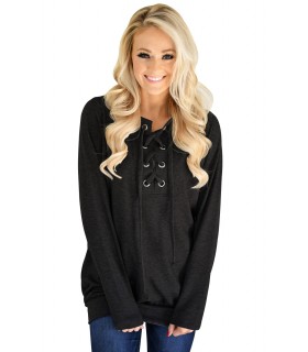 Black nodded sweatshirt