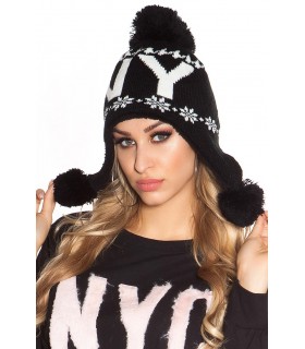 Black NY tassel