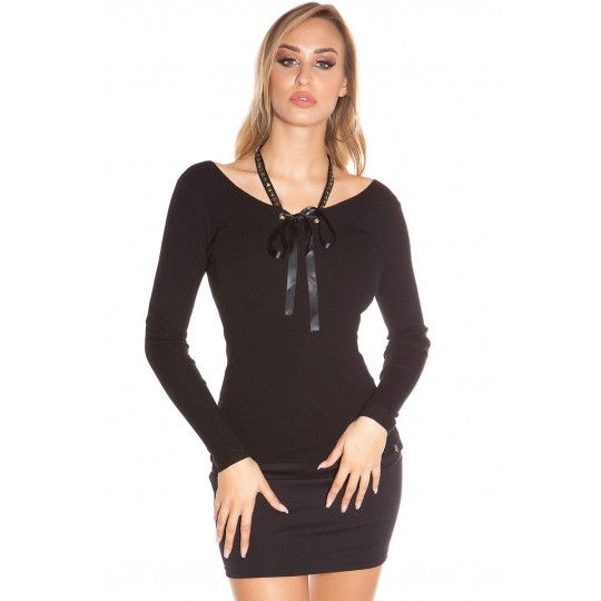 Koucla black star-striped...