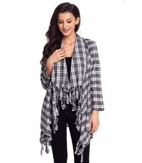 Black and white checkered cardigan [LAST CHANCE]