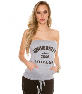 Koucla Grey UNIVERSITY Top [LAST CHANCE]