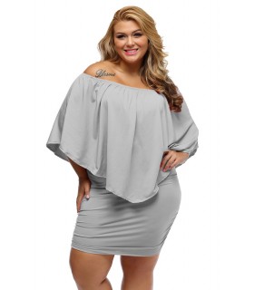 Grey multiway dress (plus size)