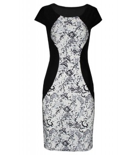 Black and White Illusion Dress [TAMMIALE]