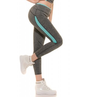 Koucla turquoise workout tights [LAST CHANCE]