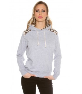Koucla grey Leo hoodie