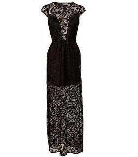 Black Long Lace Dress