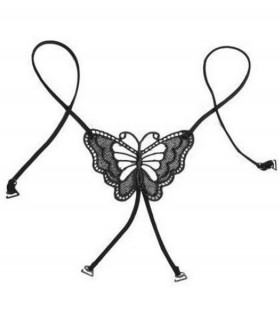 Butterfly Black Bra Shoulder