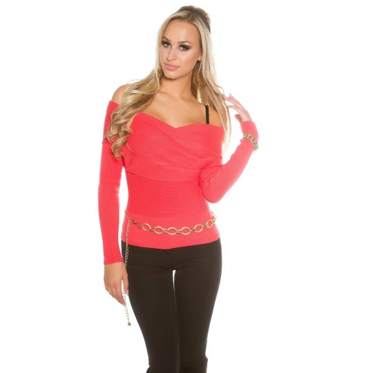 Koucla koralli off-shoulder...