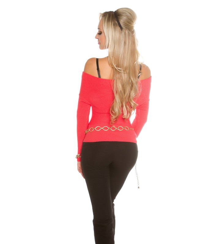 Koucla korall off-shoulder wrap sticka – kuva 2