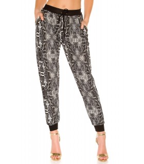 Grey snake pattern trousers [LAST CHANCE]