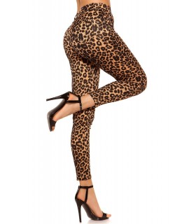 Caramels leopard print treggings
