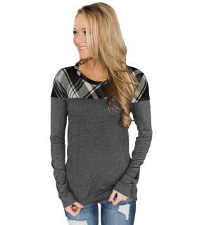 Grey checkered Long Sleeve Shirt [LAST CHANCE]