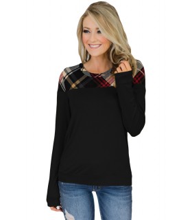 Black checkered Long Sleeve Shirt [LAST CHANCE]