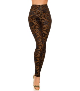 Koucla Caramel, High-Waisted Lace Treggings [DISCOVERY]