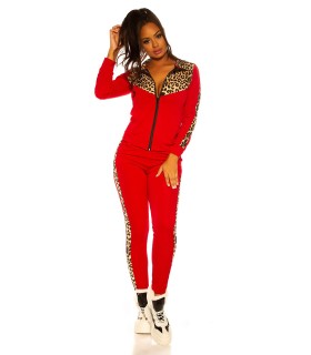 Koucla leopard print joggeriasu