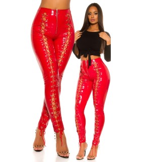 Koucla wetlook pants with nods