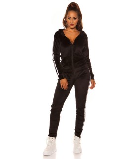 Koucla black outfit with stripes