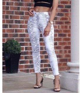 Parisian ormmönstrad jeggings [SISTA CHANSEN]