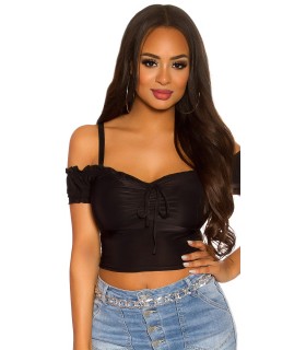Koucla short sleeve short Latin shirt
