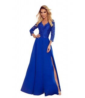 Numoco Amber Blue Long Party Dress [SISTA CHANSEN]