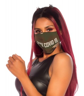 Off-road F**K COVID-19 fabric face mask