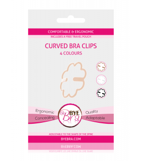 Bye Bra bra clips (nude)