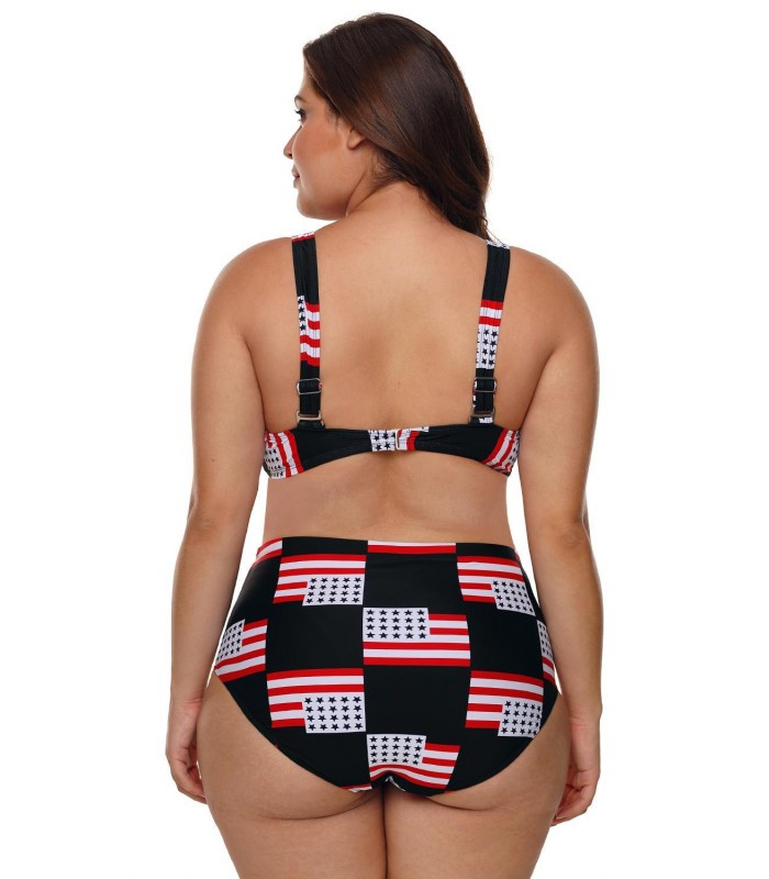 Lippuprinttikuvioiset bikinit – kuva 2