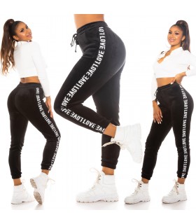 Black LOVE joggers [LAST CHANCE]