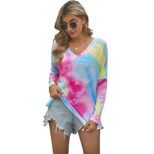 Färgglad knut färgad...