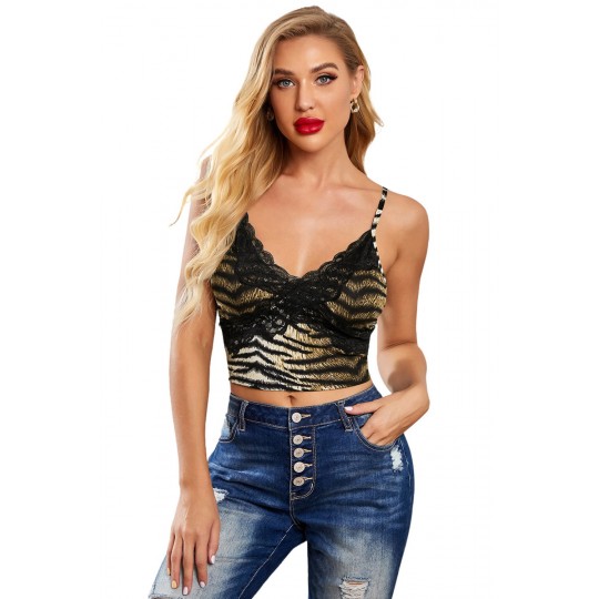 Beige black zebra pattern...