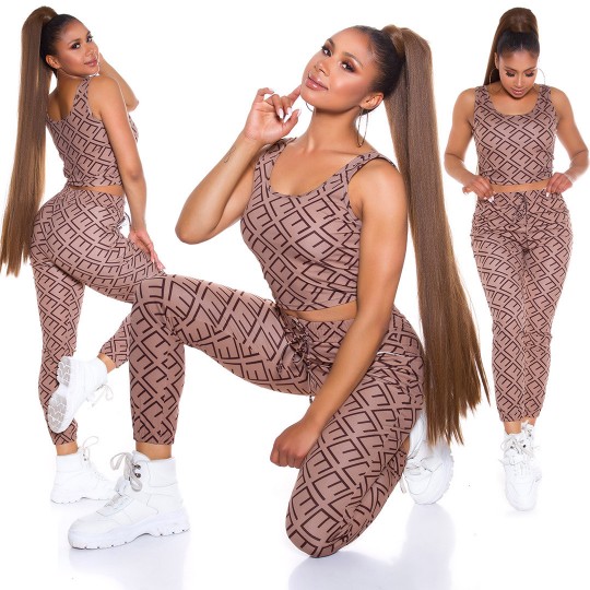 Cappuccino crop top...